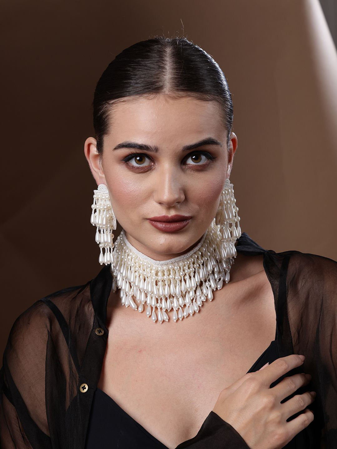 PANASH Artificial Beads Jewellery Set