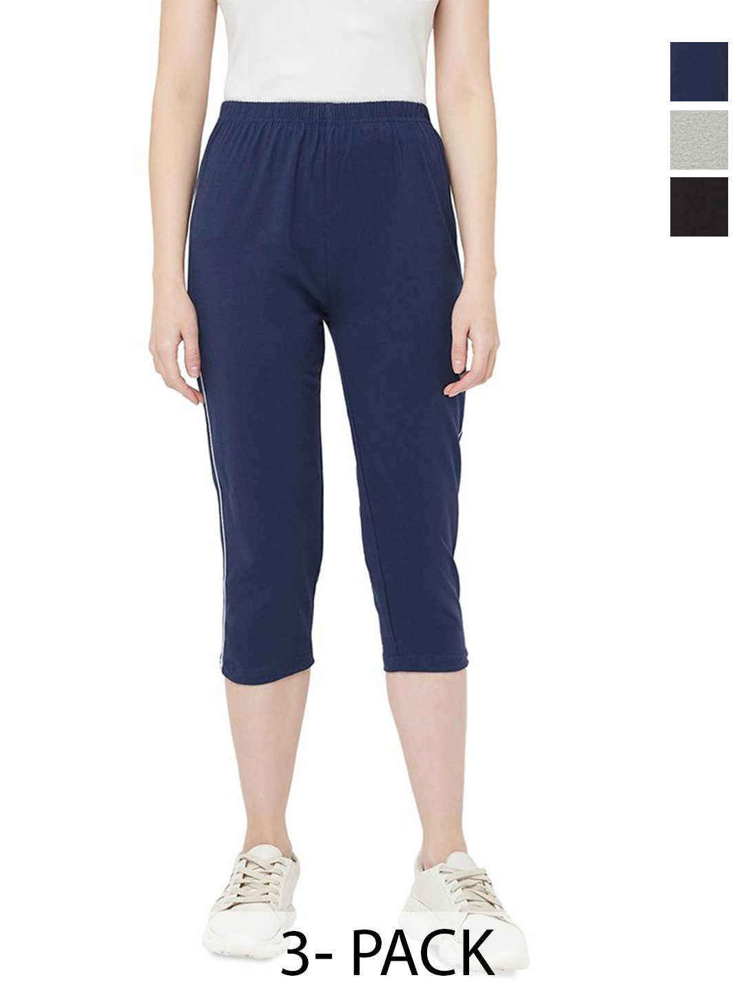 Espresso Women Pack of 3 Capris