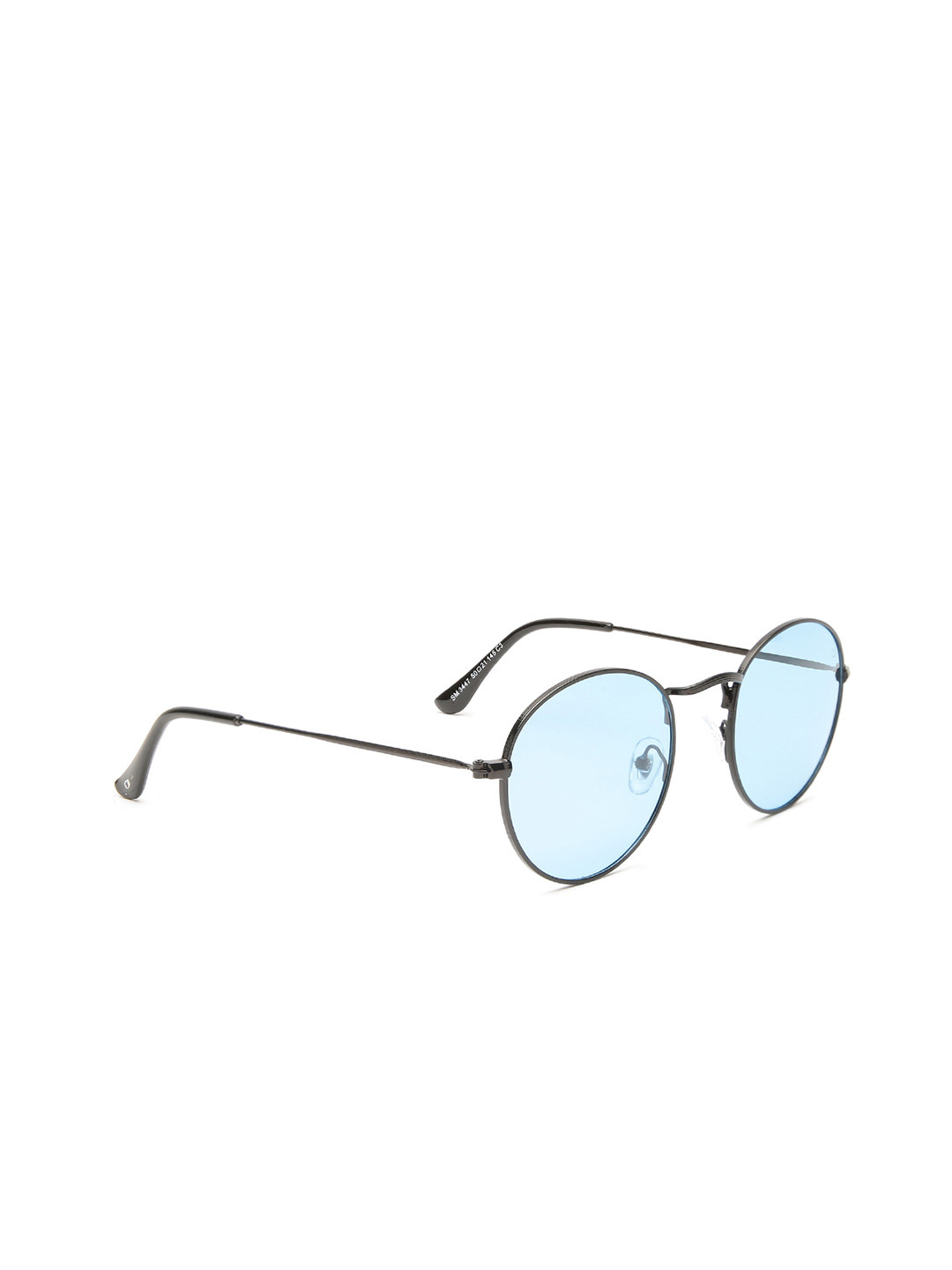 Specsmakers Unisex Round Sunglasses SMFBKSBL50SPO3447-Black