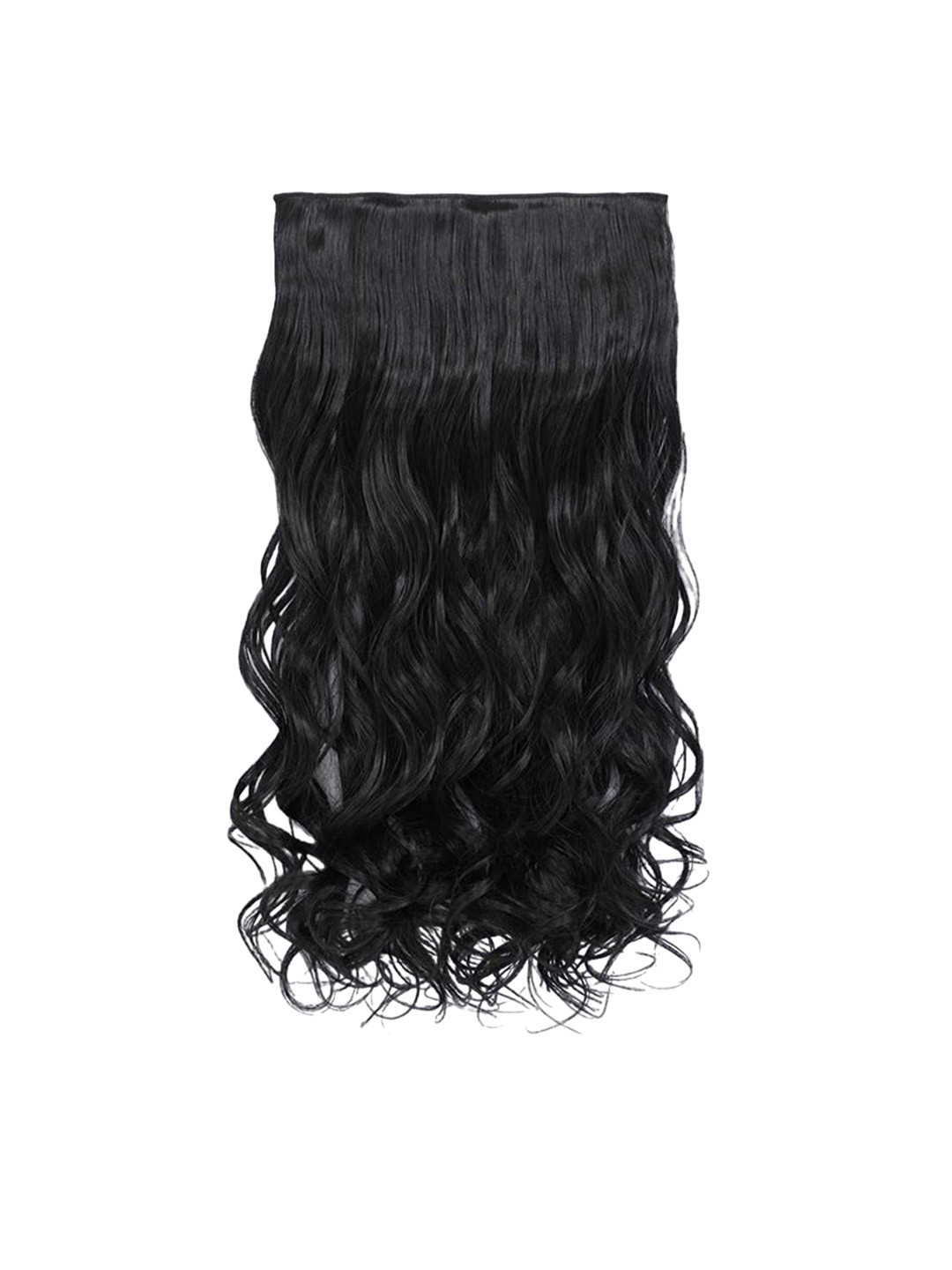 D-Divine Clip-In Wavy Locks Hair Extension - Black - 22 Inch