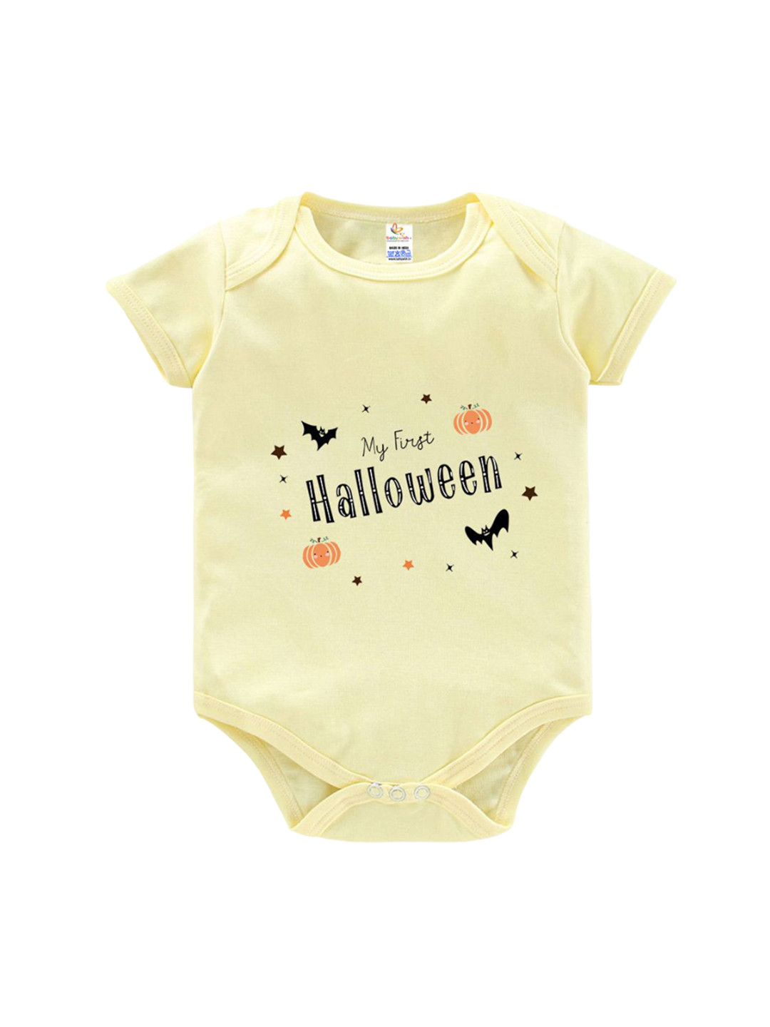 Babywish Infant Kids Pumpkin Printed Cotton Bodysuit