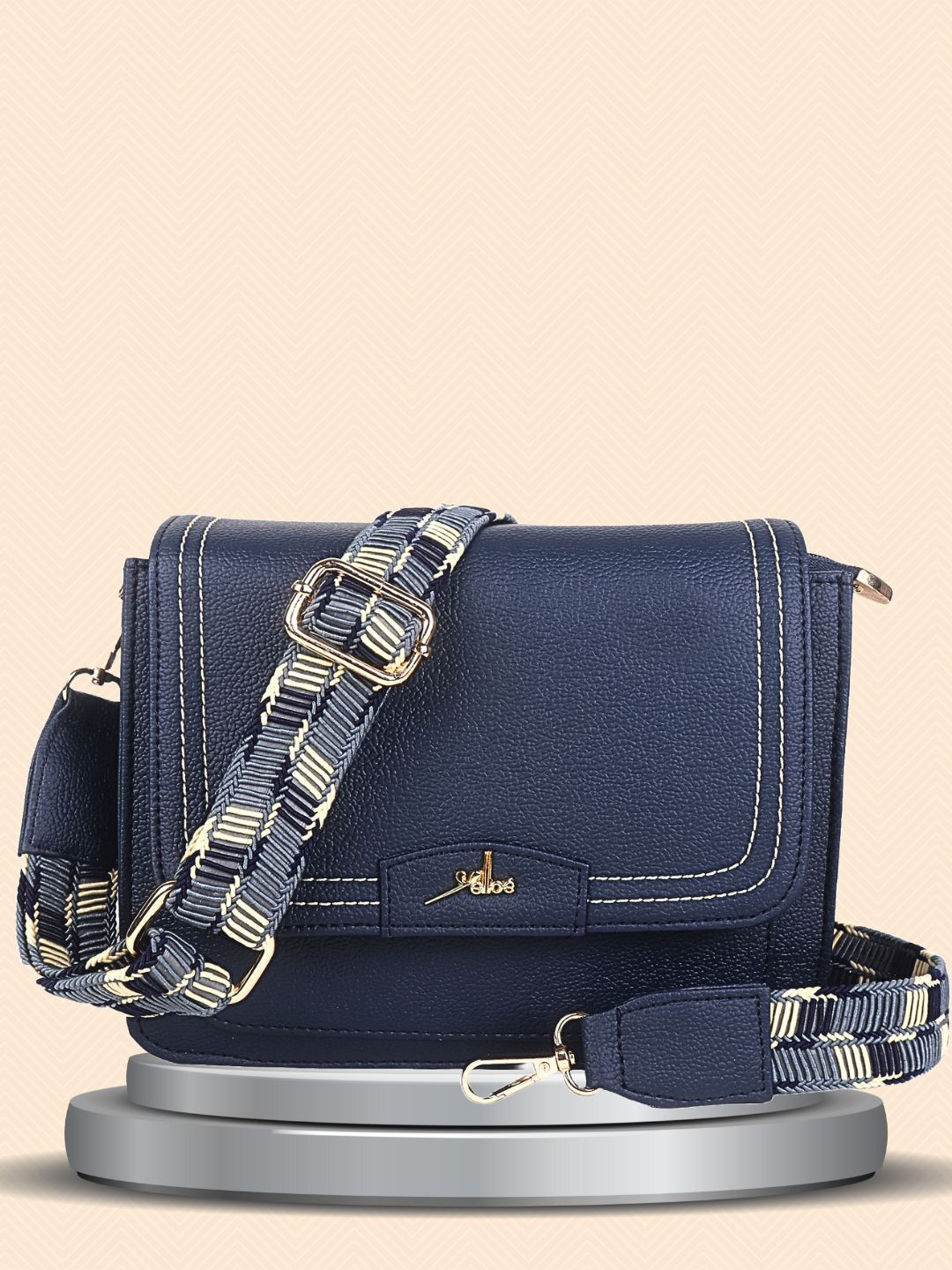 yelloe Women Solid Crossbody Leather Sling Bag