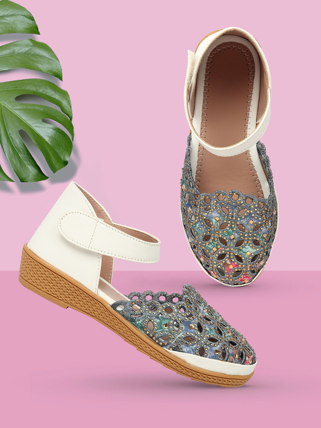 BAESD Girls Embellished Ballerina Flats