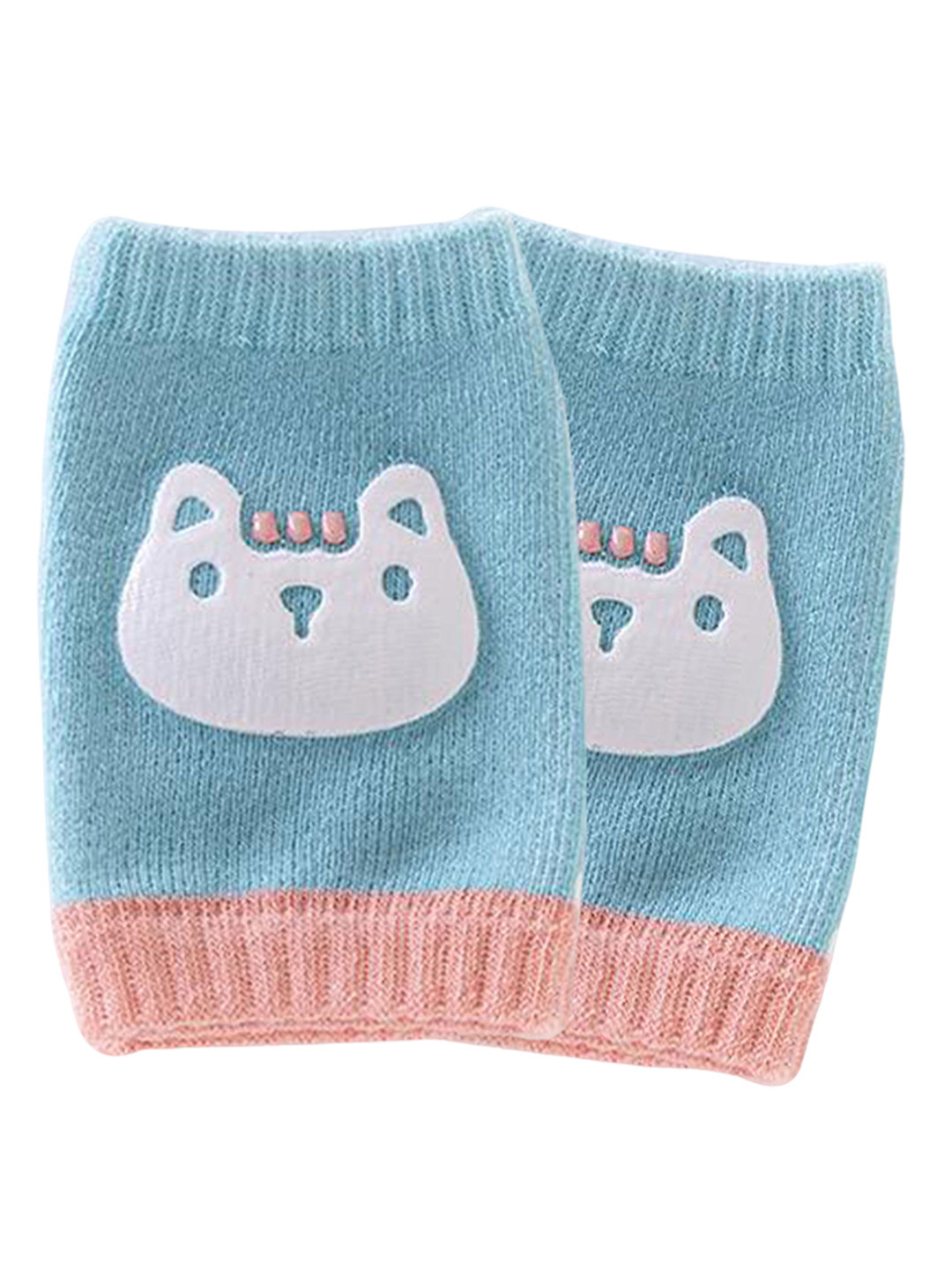 BAESD Kids Bembika Infants Animal Face Patterned Pure Cotton Kneepads