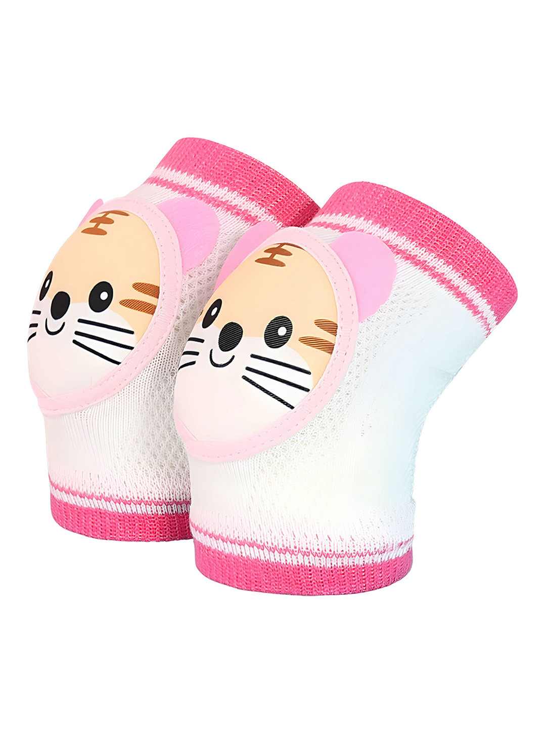 BAESD Kids Cute Cub Face-Patterned Breathable Fabric Kneepads