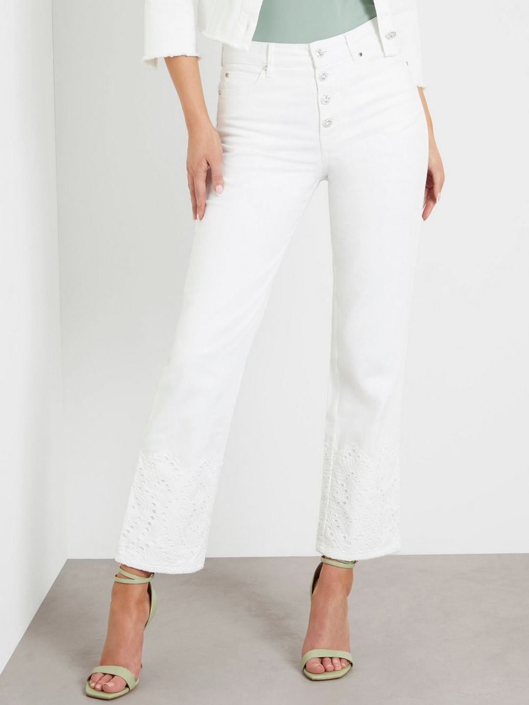 GUESS Women High-Rise No Fade Jeans