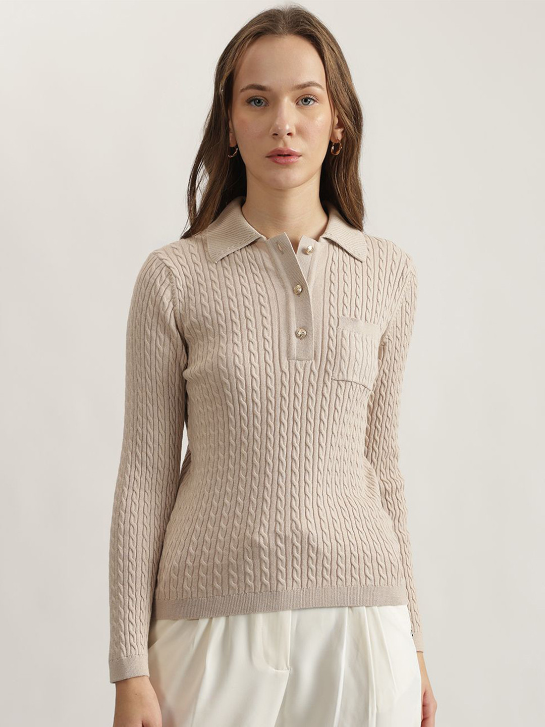 GANT Womens Knitted Cotton Pullover