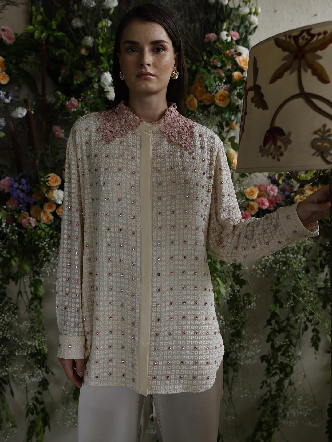 Nika1.0 Women Embroidered Shirt