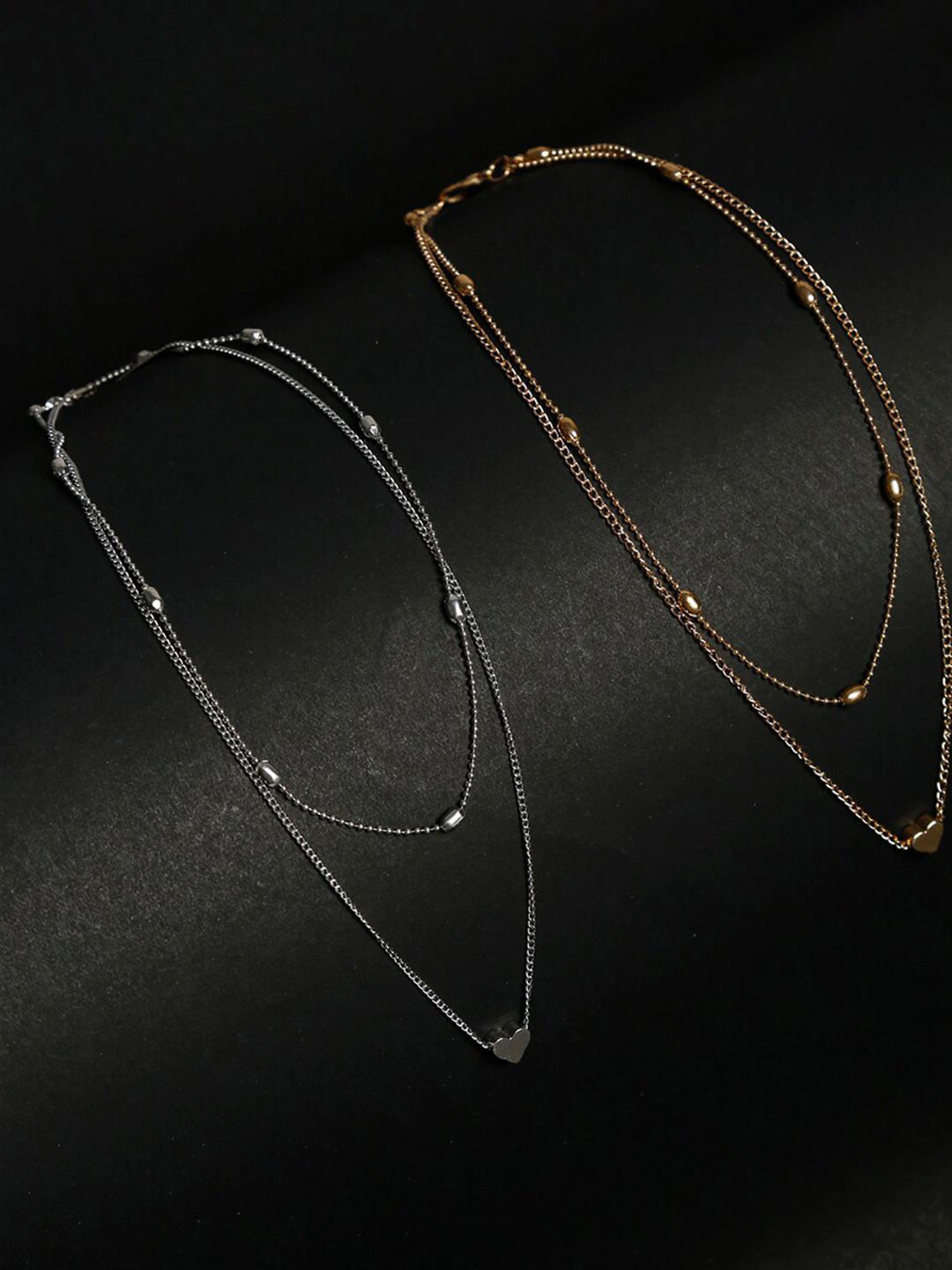 YouBella Pack Of 2 Layered Necklace