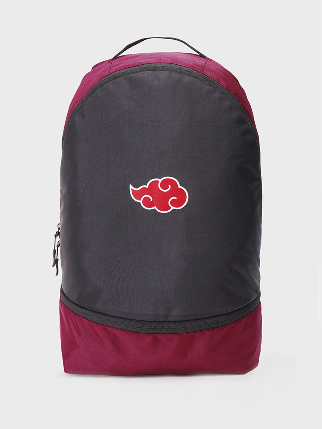 Bewakoof Unisex Black Akatsuki Cloud Printed Small Backpack