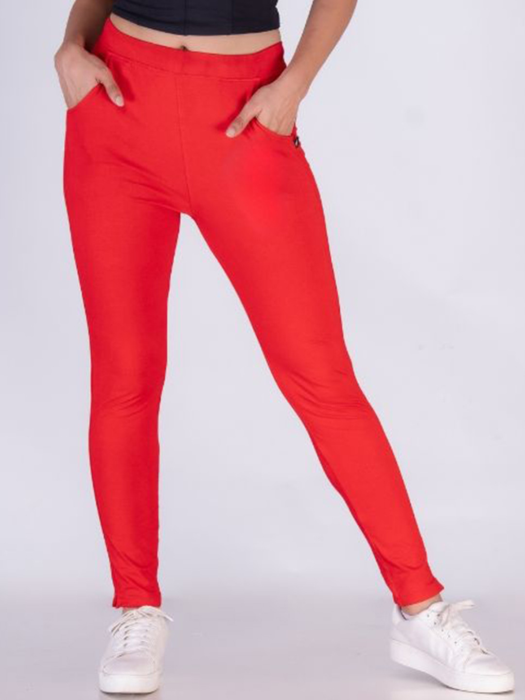 FLURR Women Cotton Ankle-Length Gym Tights