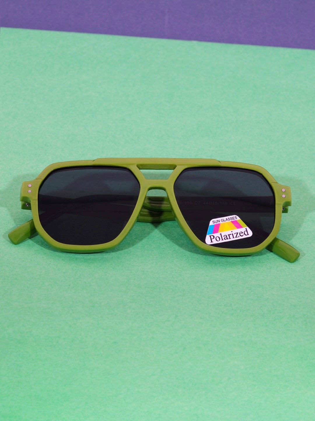 DukieKooky Unisex Kids Aviator Sunglasses with Polarised and UV Protected Lens-DKSG500B