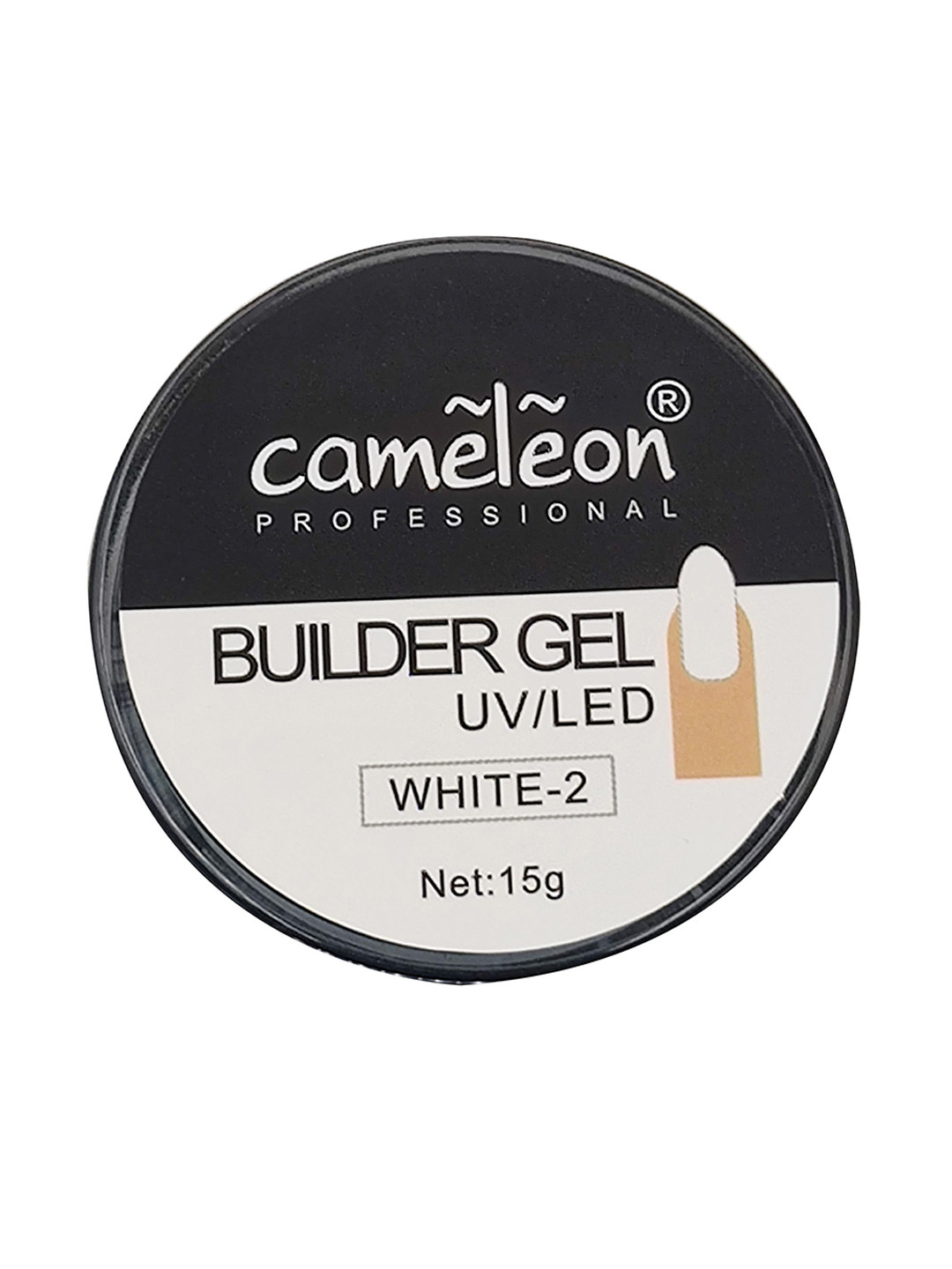 Cameleon LED/UV Clear Builder Gel For Quick Building Nail Extension 15g - White