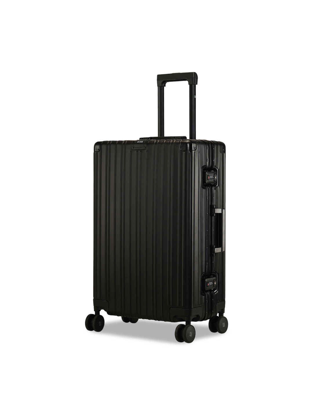 EUME Textured Hard-Sided Medium 360-Degree Rotation Trolley Bag