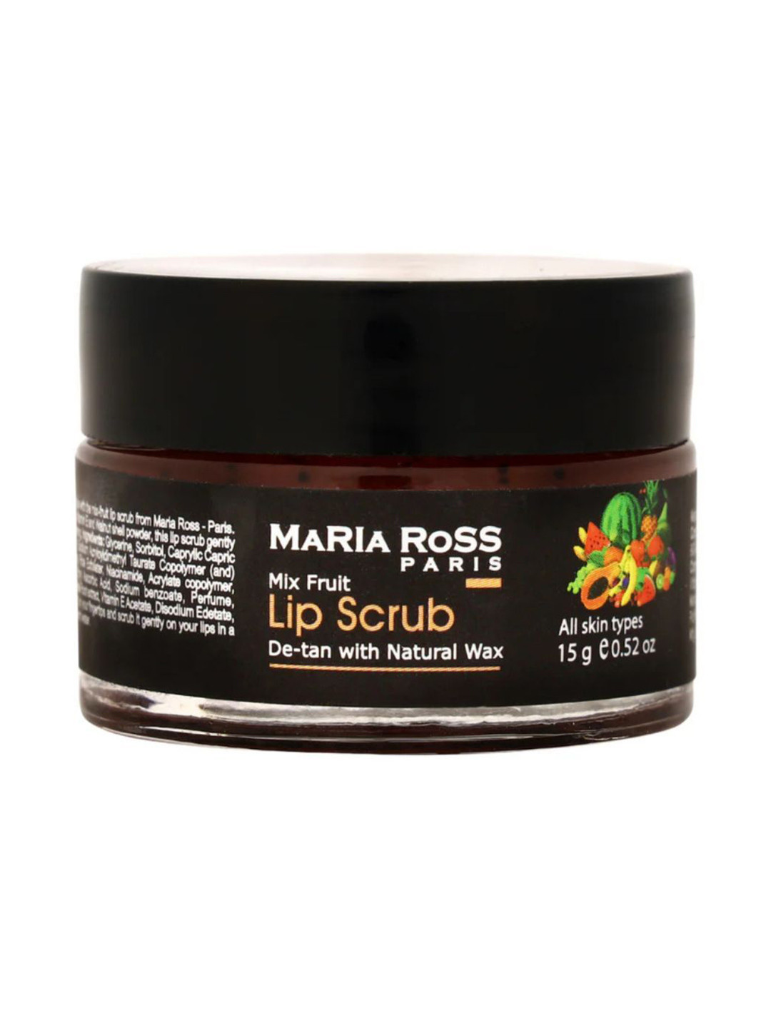 MARIA ROSS PARIS Natural Mix Fruit Lip Scrub For De-tan - 15 g