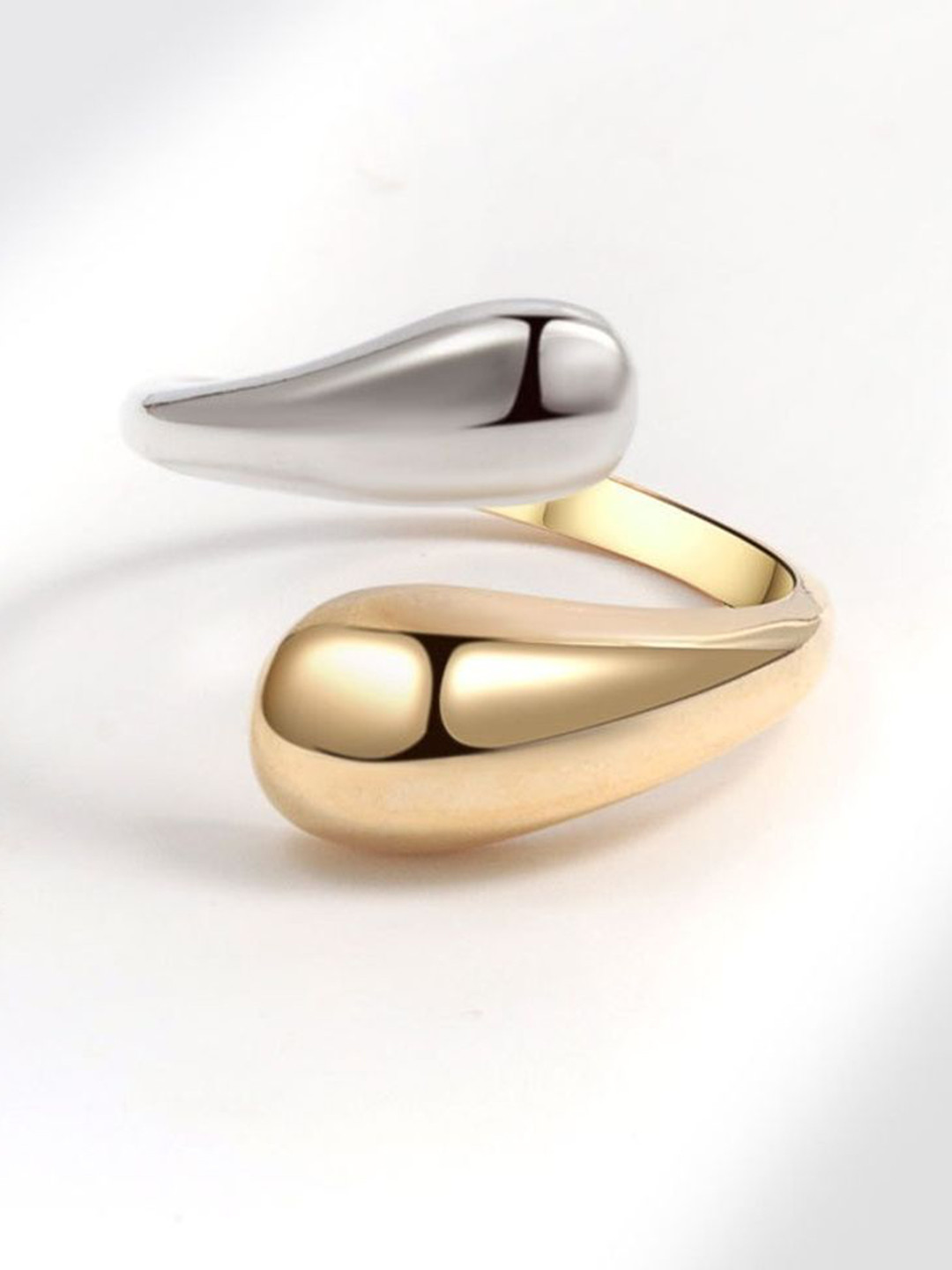 MYKI Gold-Plated & Silver Finger Ring