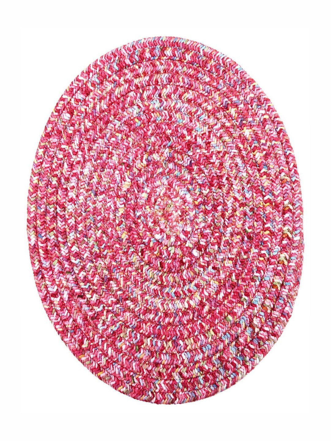 LADLI JEE Pink Woven Design Heat Resistant Table Placemat