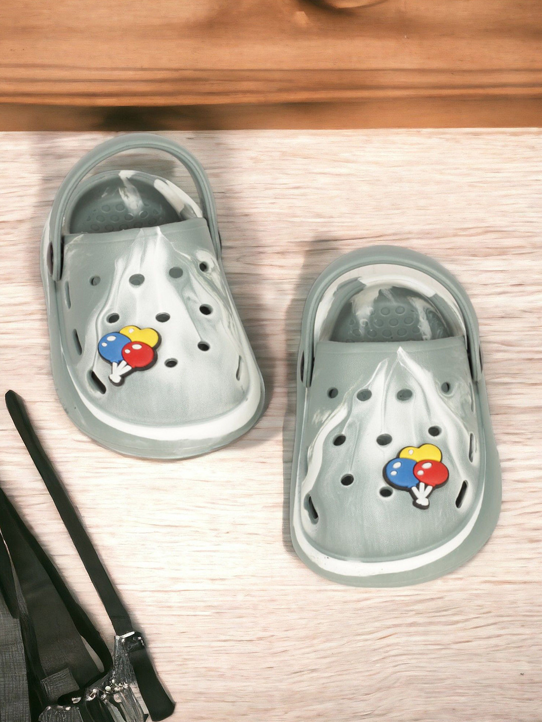 Lil Lollipop Kids Appliqued Anti-Slip Clogs