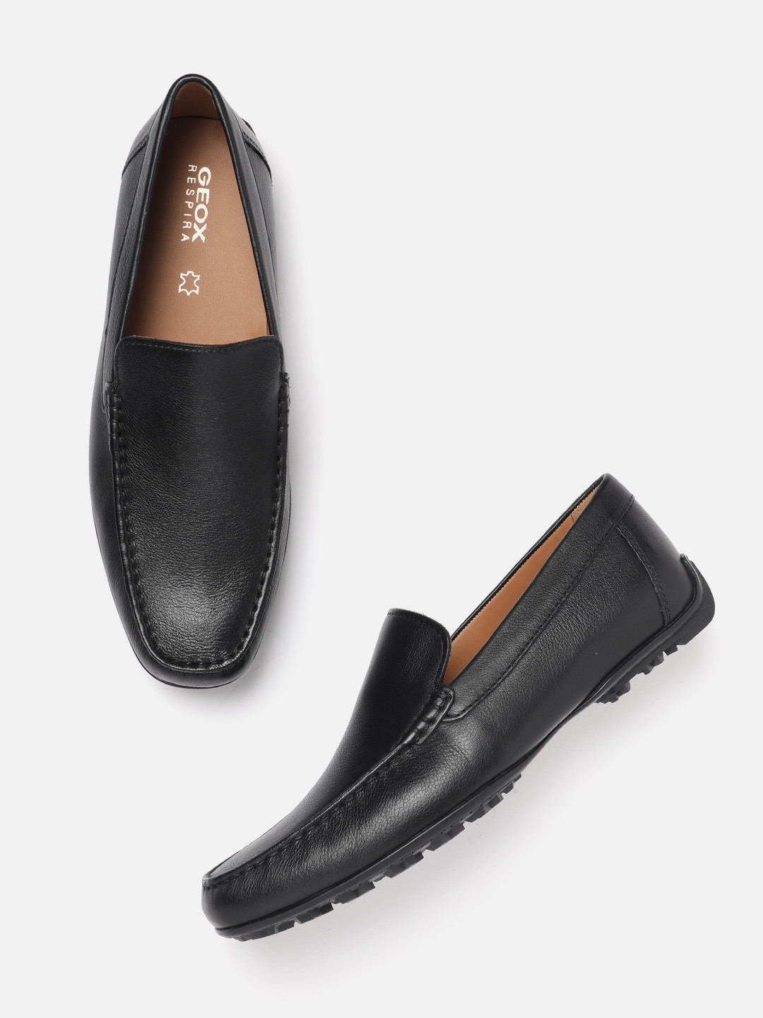 Geox Men U Kosmopolis + Grip A Leather Loafers
