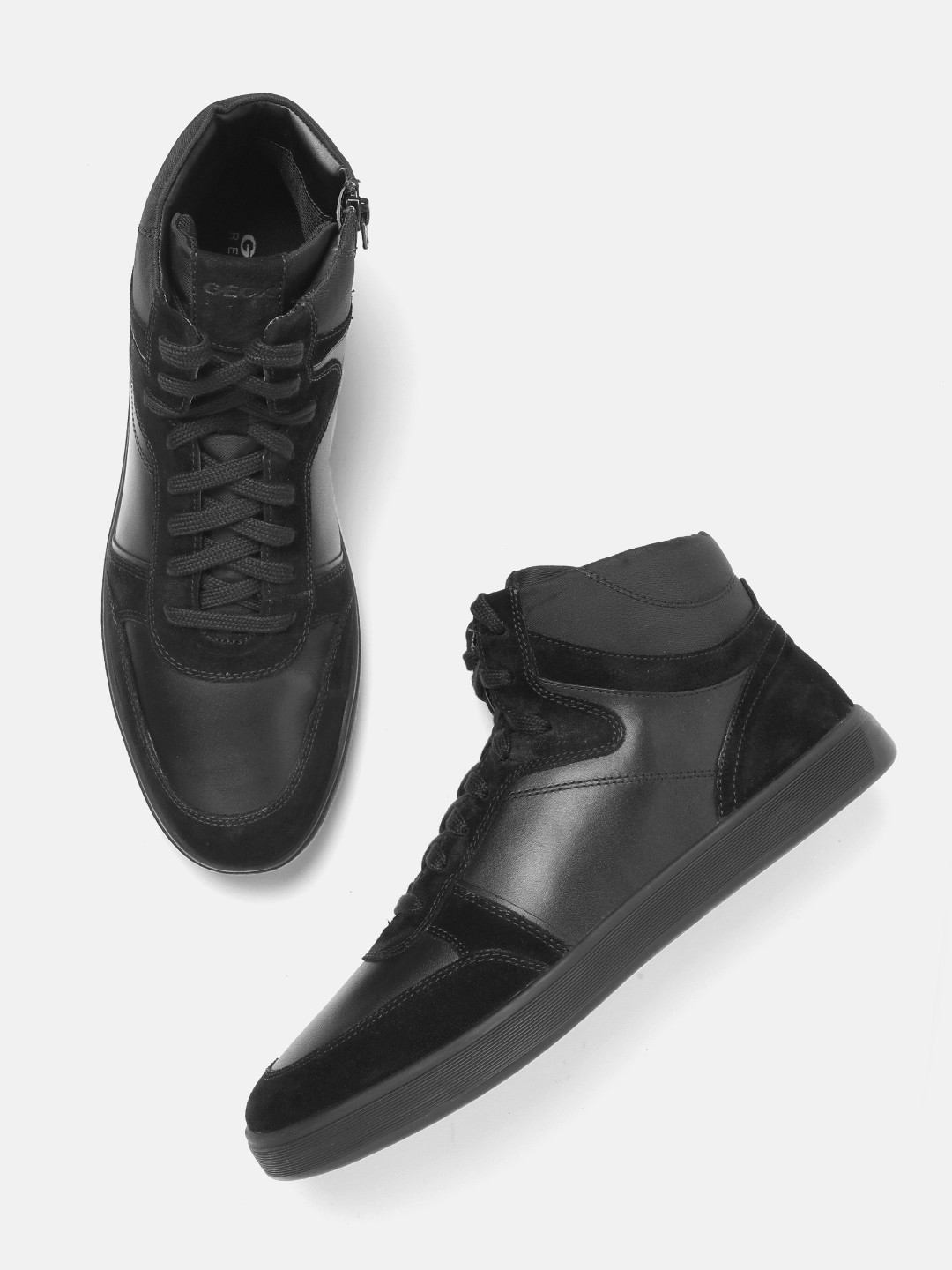 Geox Men U Avola B Leather Sneakers