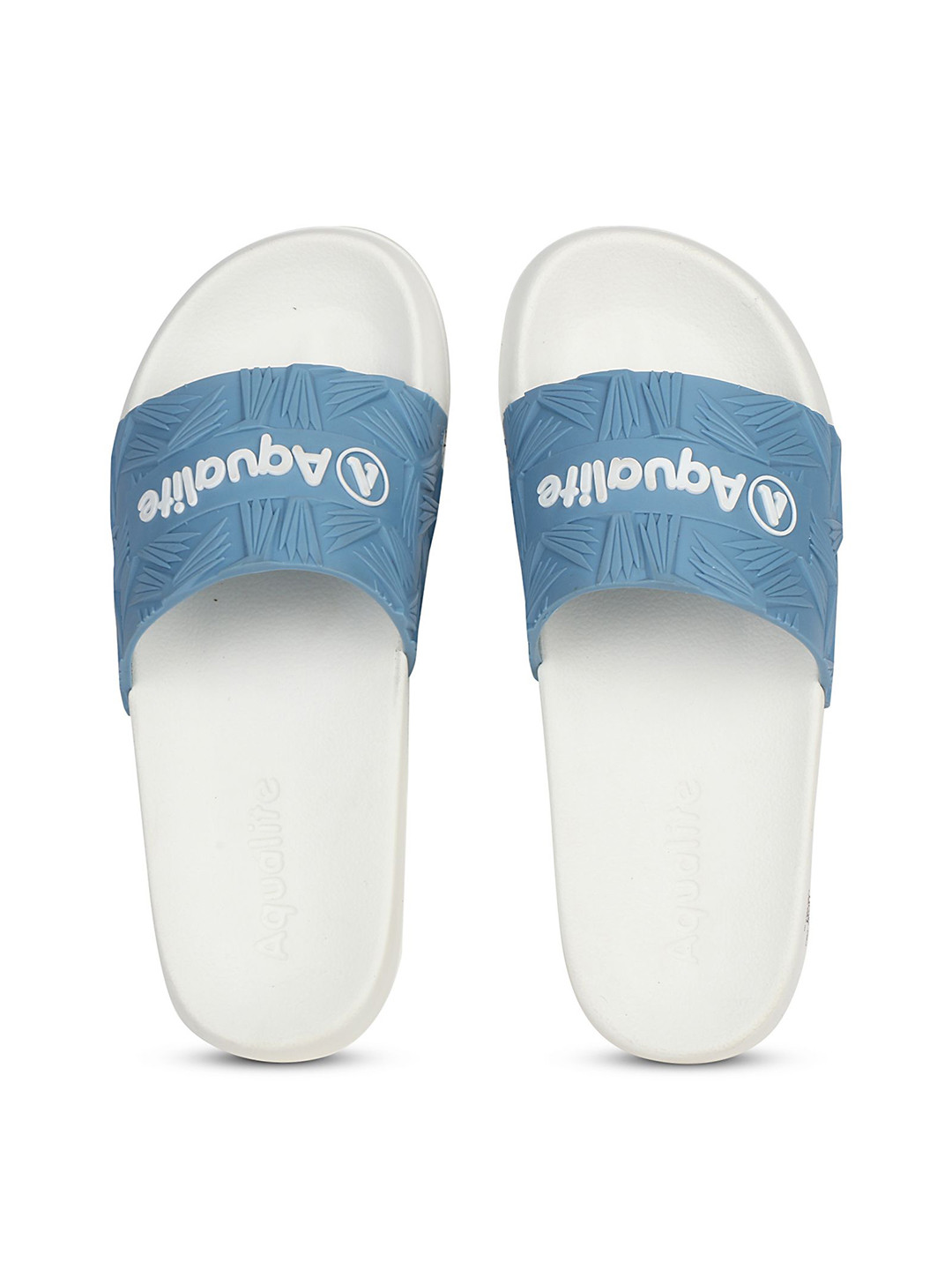Aqualite Women Men Printed Open Toe Slip On Sliders
