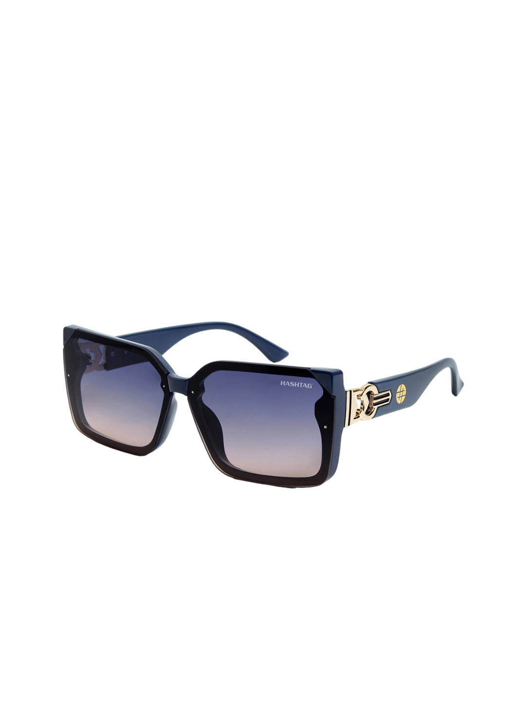 HASHTAG EYEWEAR Unisex Square Sunglasses with UV Protected Lens TZ_24_8060_C2-Blue