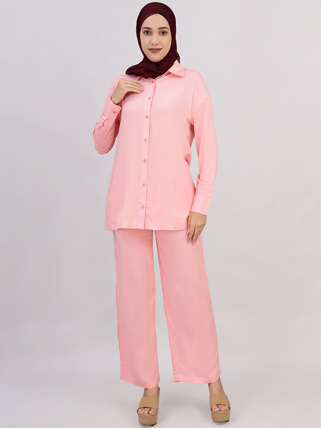 IDH London Shirt Collar Long Sleeve Shirt With Trouser