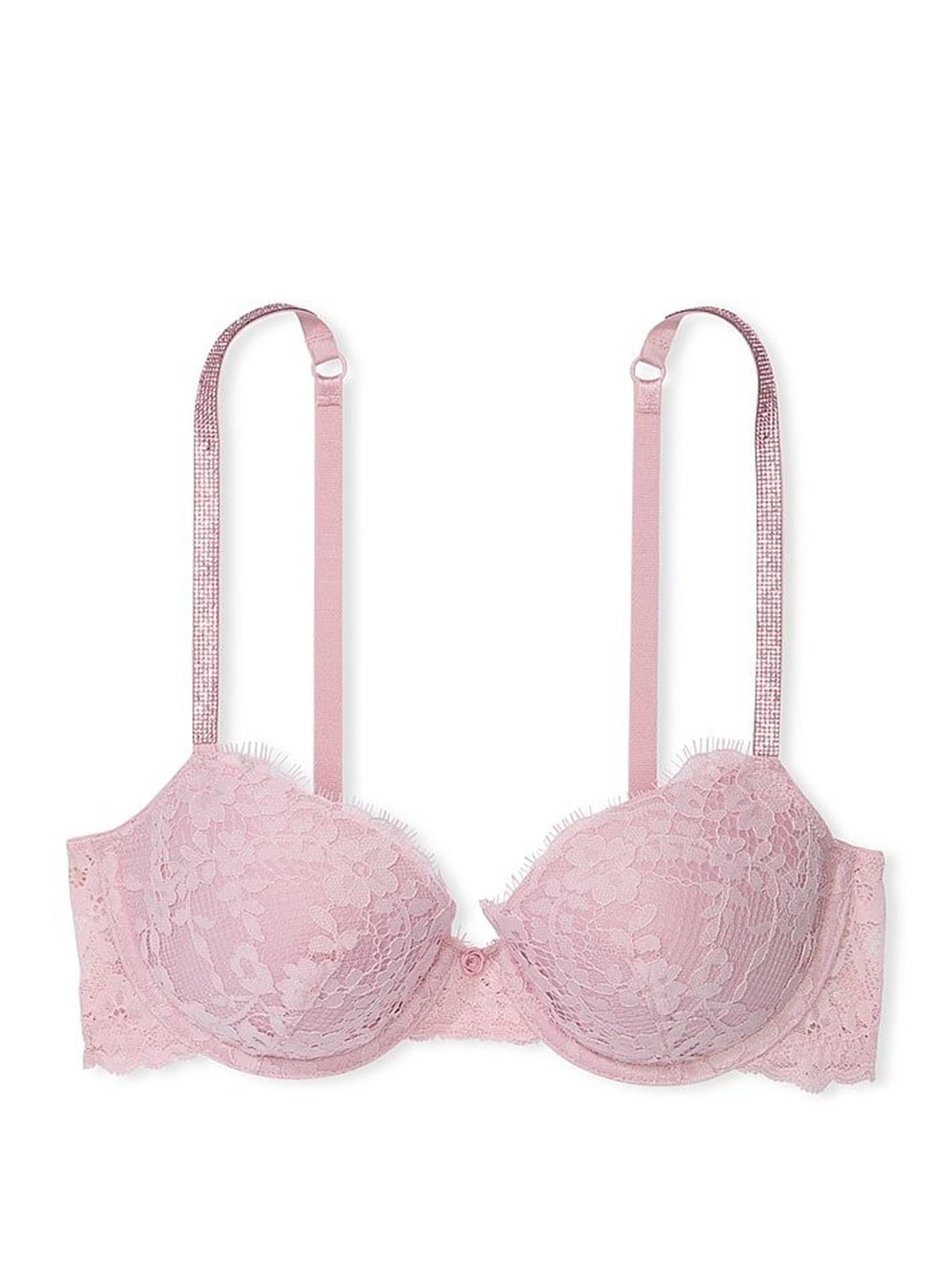 Victoria's Secret Dream Angels Twinkle Strap Lace Classic-Coverage Demi Bra