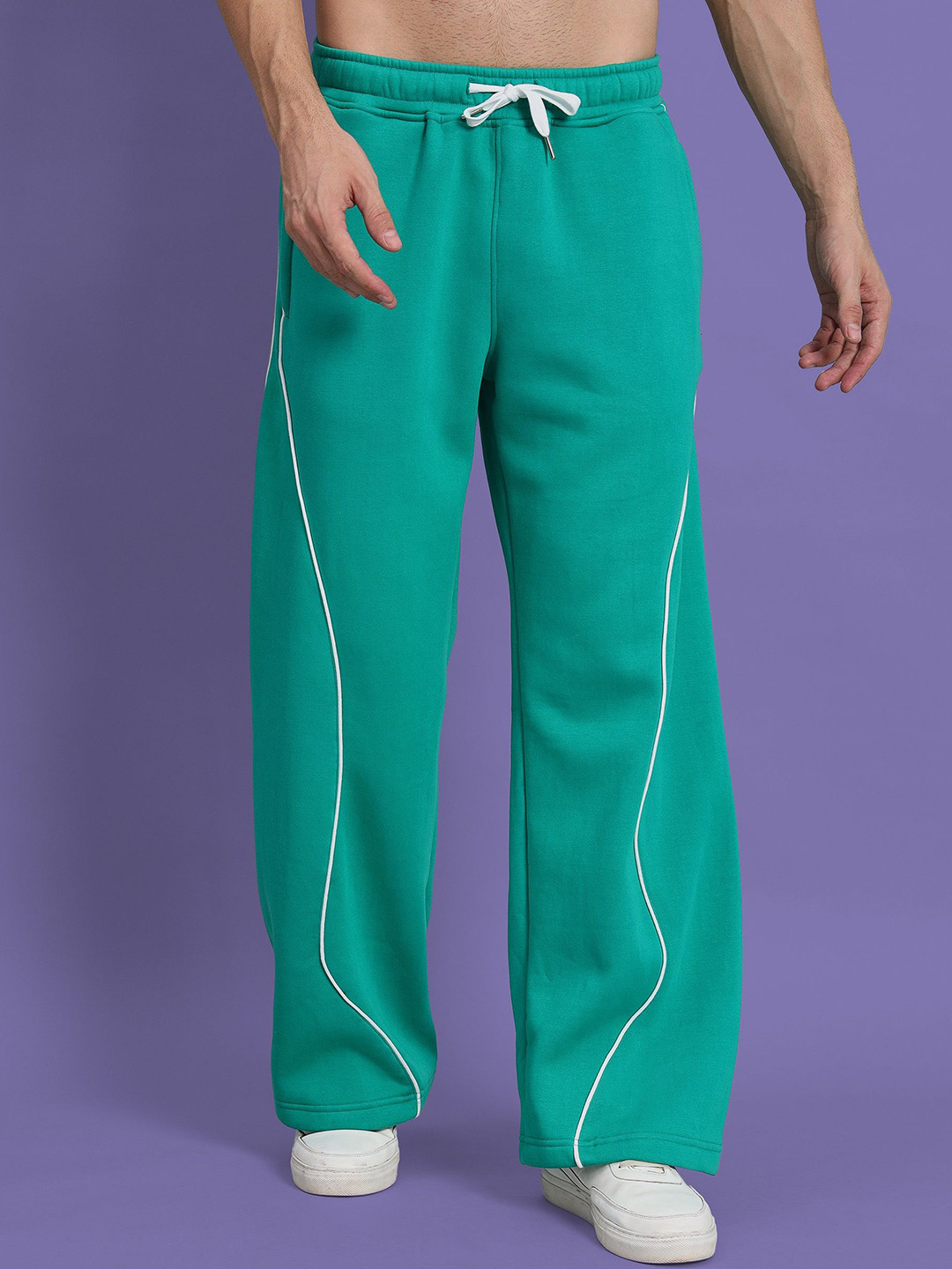 PockMAN Men Antimicrobial Relaxed Winter Wear Track Pants