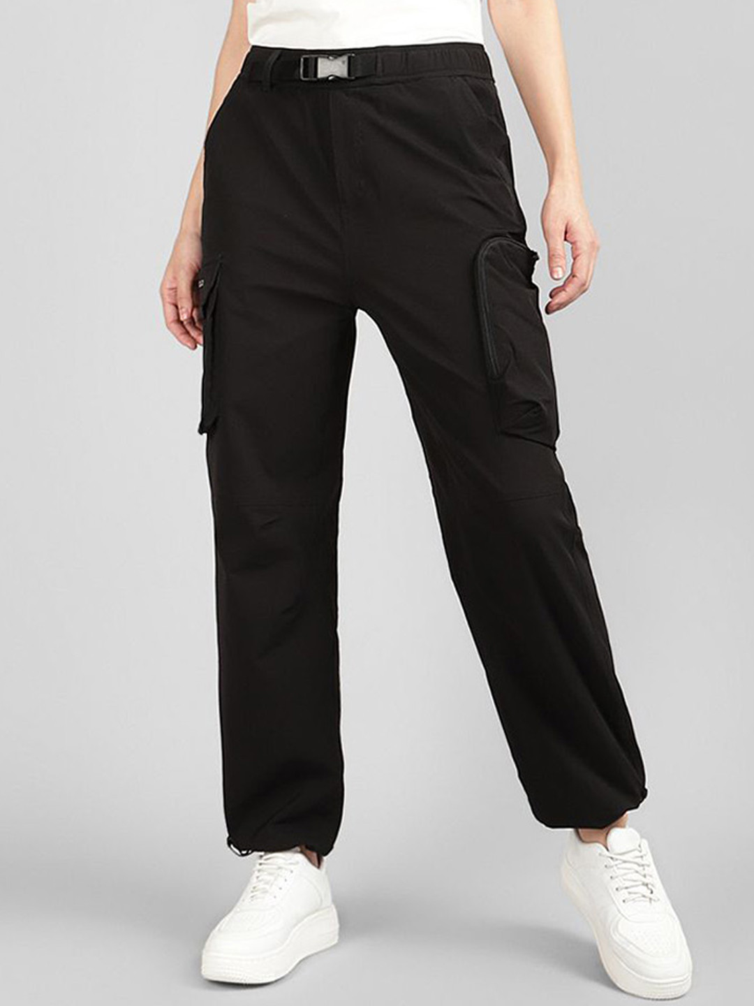 Royal Enfield Women Mid-Rise Regular Fit Trousers