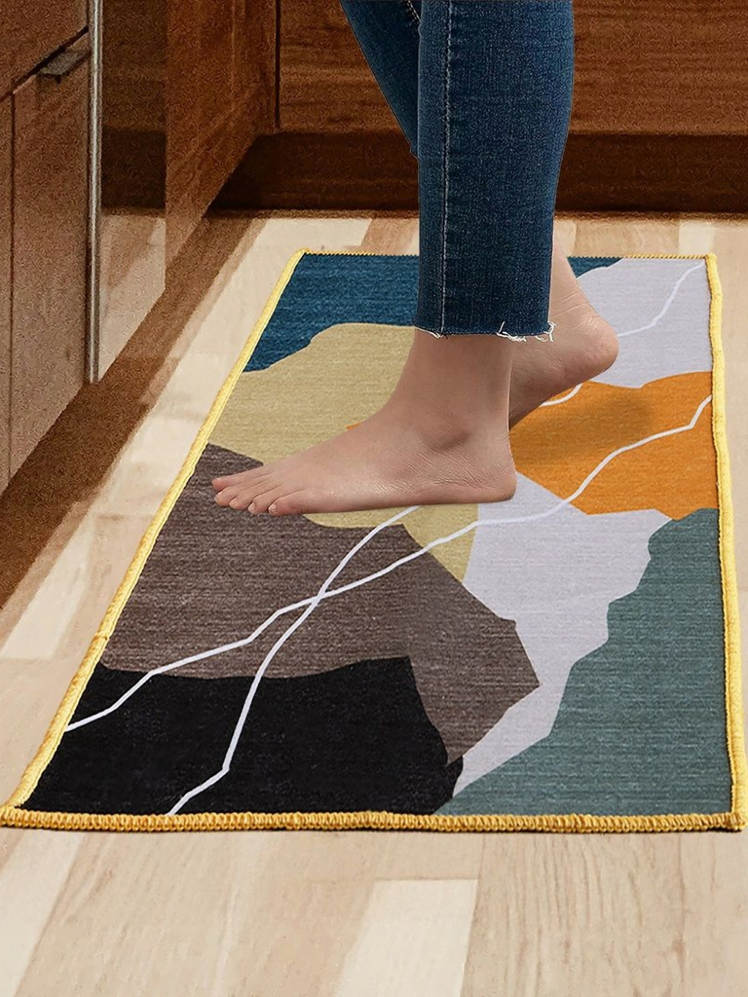 HOMEMONDE Printed Non-Slip Carpet