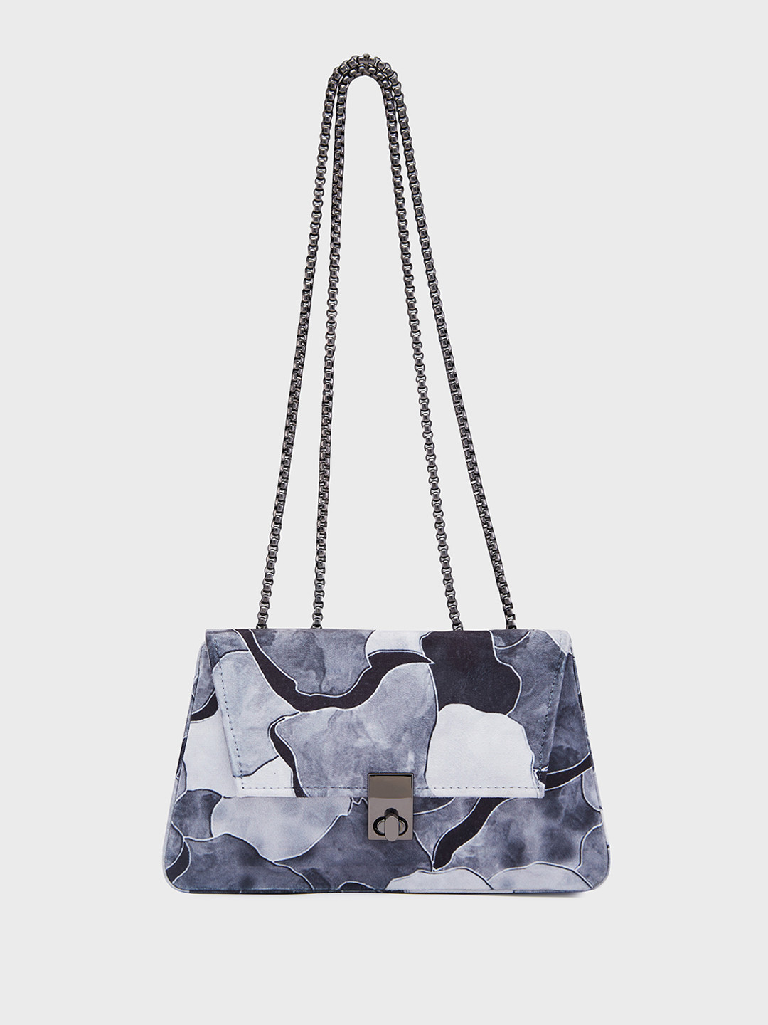 Caprese Yiko Women Black Medium Sling Bag