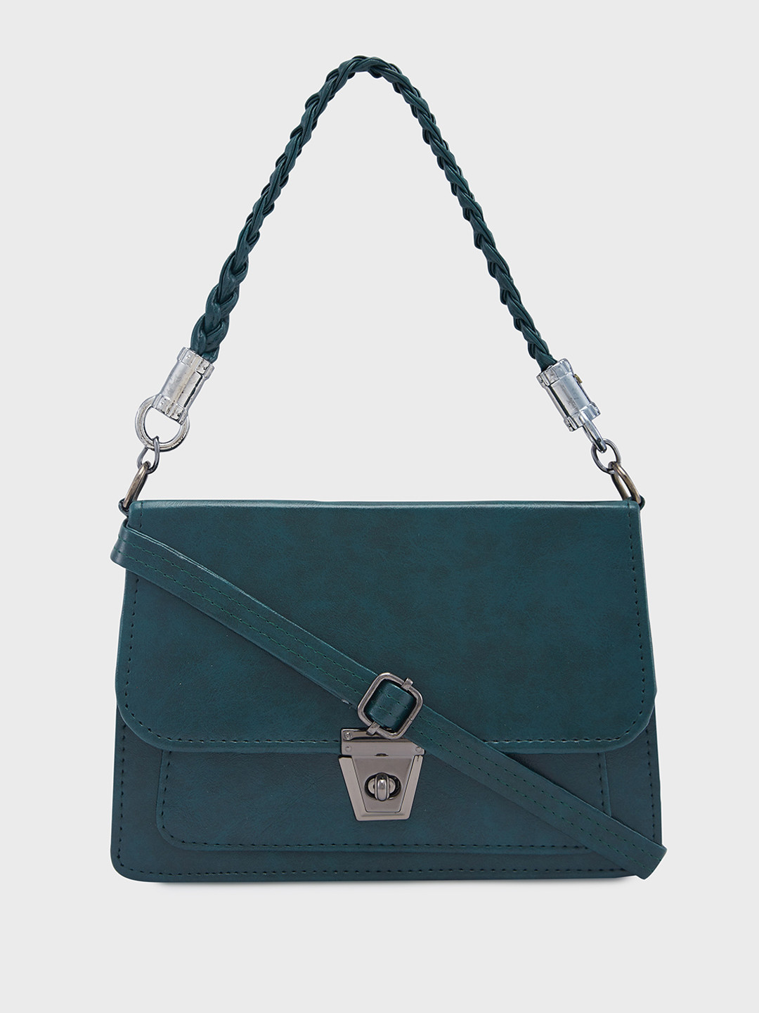 Caprese Kiko Women Green Medium Sling Bag
