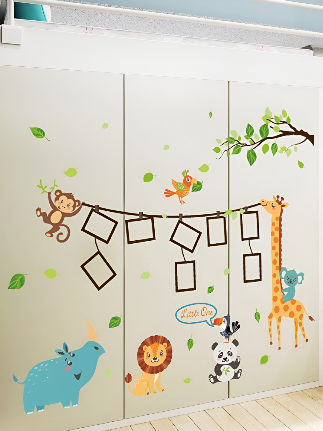 Asian royal White & Brown Cartoon Characters Printed Waterproof Decals and Stickers
