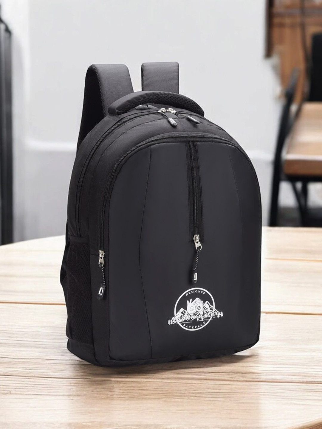 LOOKMUSTER Unisex Water Resistant Graphic Printed Backpack with Compression Straps