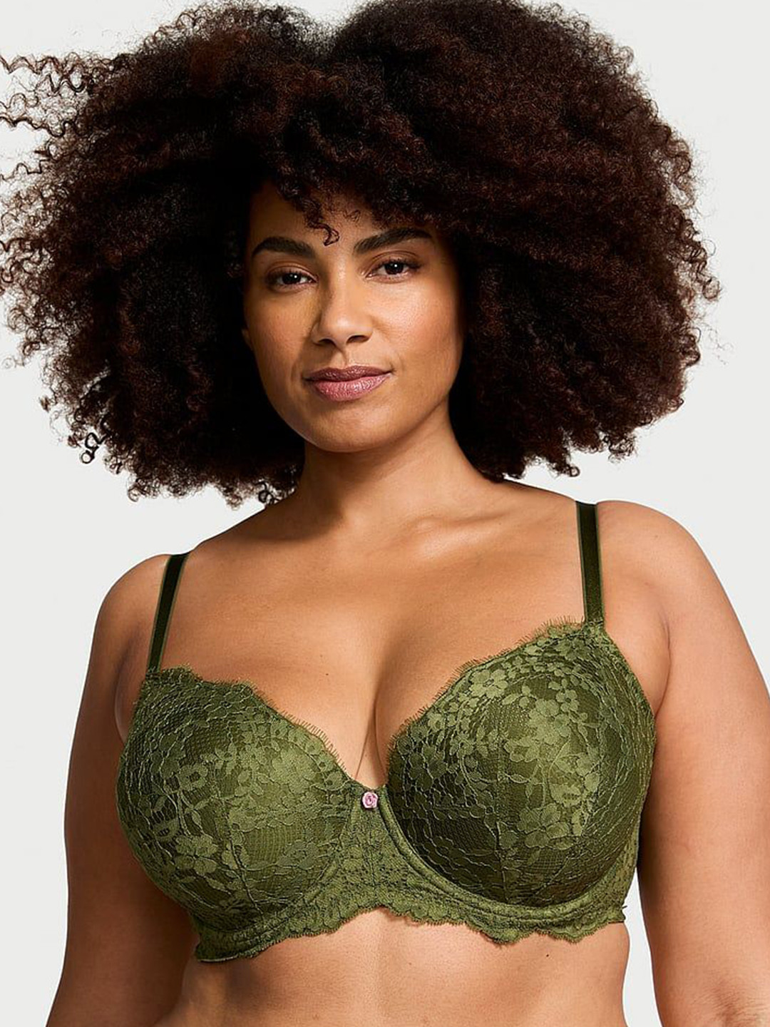 Victoria's Secret Dream Angels Lace Lightly Lined Classic Coverage Demi Bra