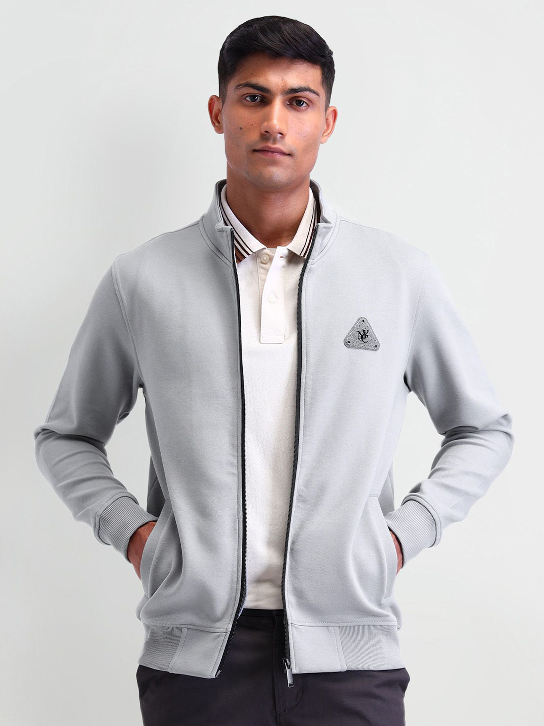 Arrow New York Men High Neck Sweatshirt