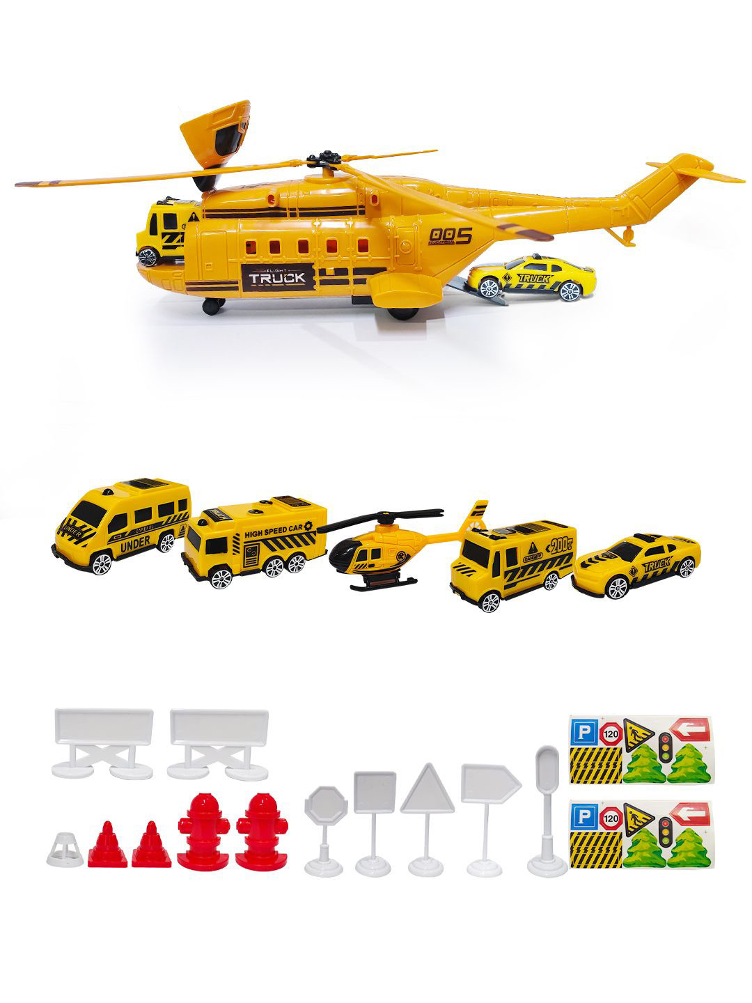 Kidology Set of 4 Scratch Resistant Flying Toy Activity Toys and Games