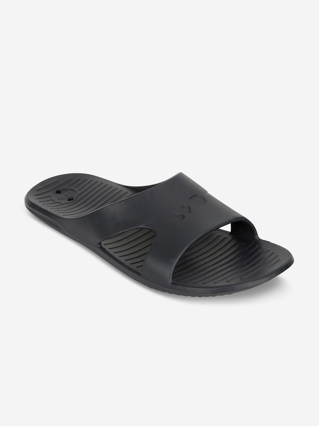 Decathlon NABAIJI Men Solid Black Poolside Sandals