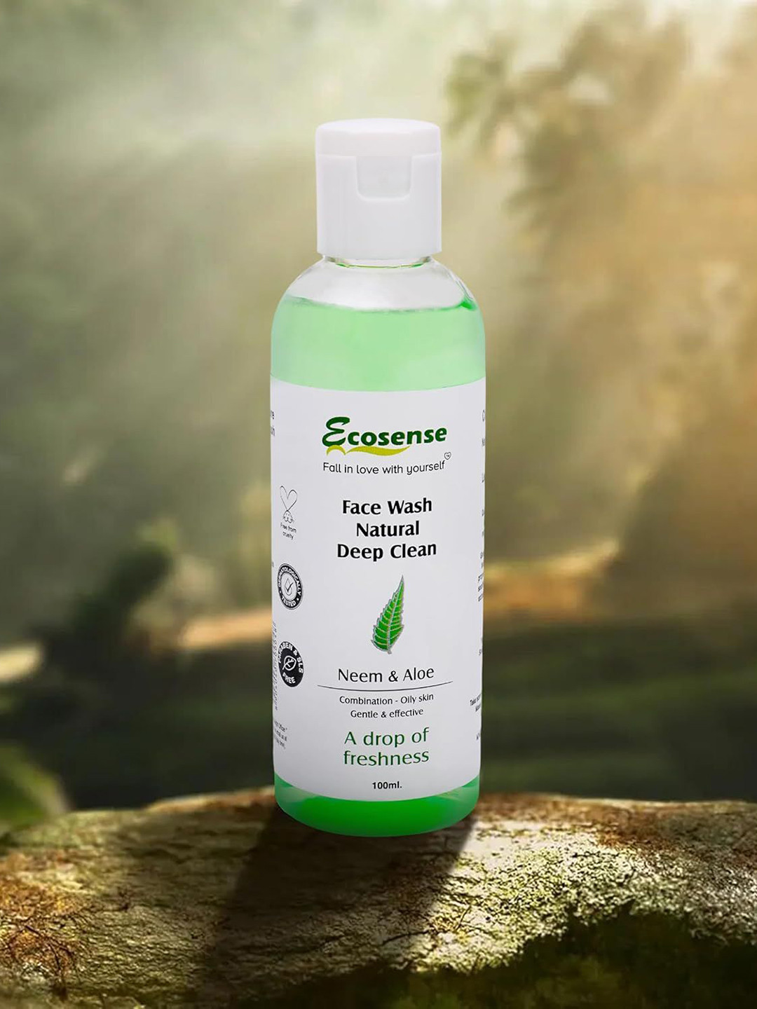 ECOSENSE Natural Deep Clean Neem & Aloe Vera Face Wash - 100 ml