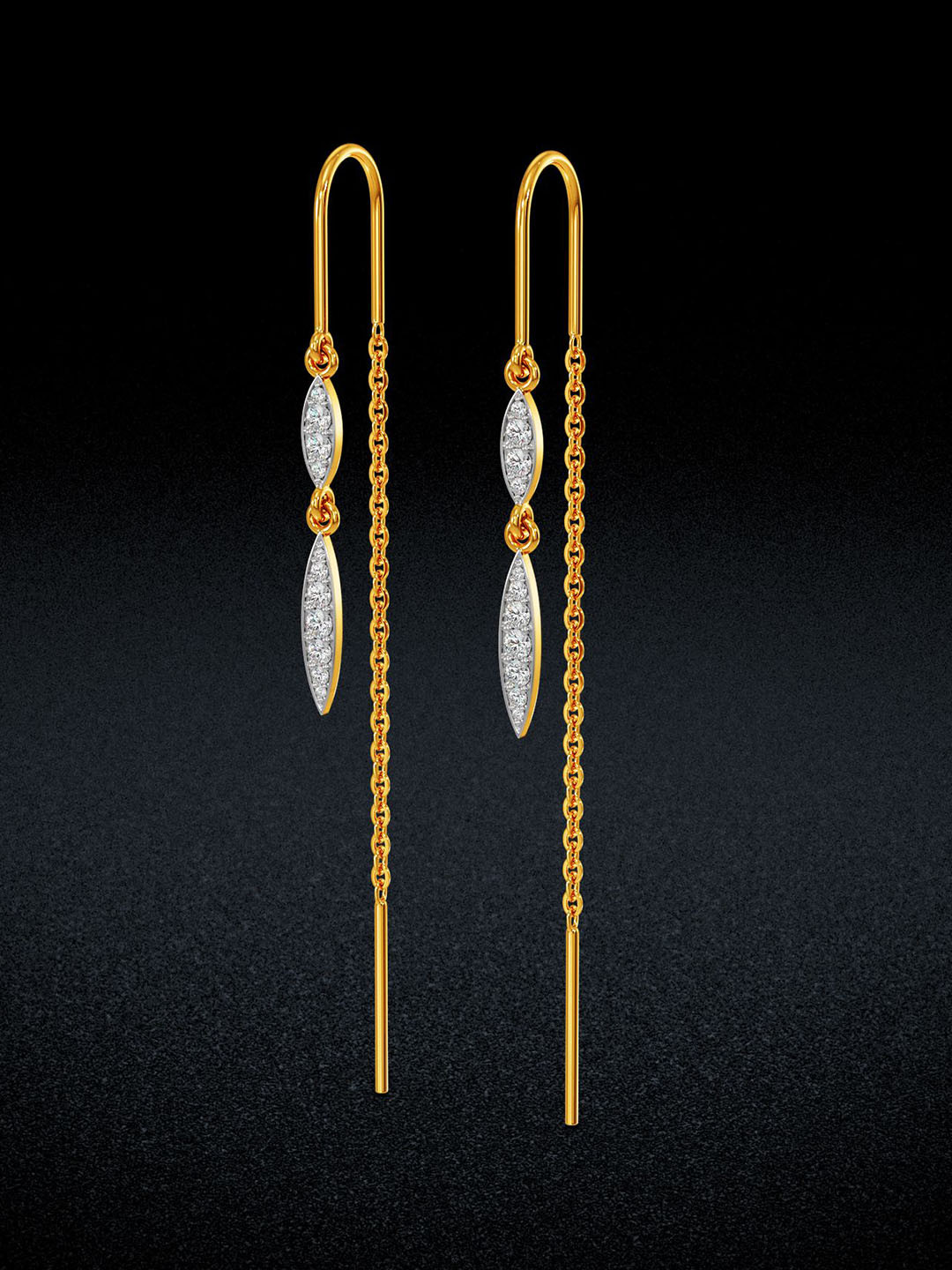 Joyalukkas Women 22KT Gold Earrings 2.647gm