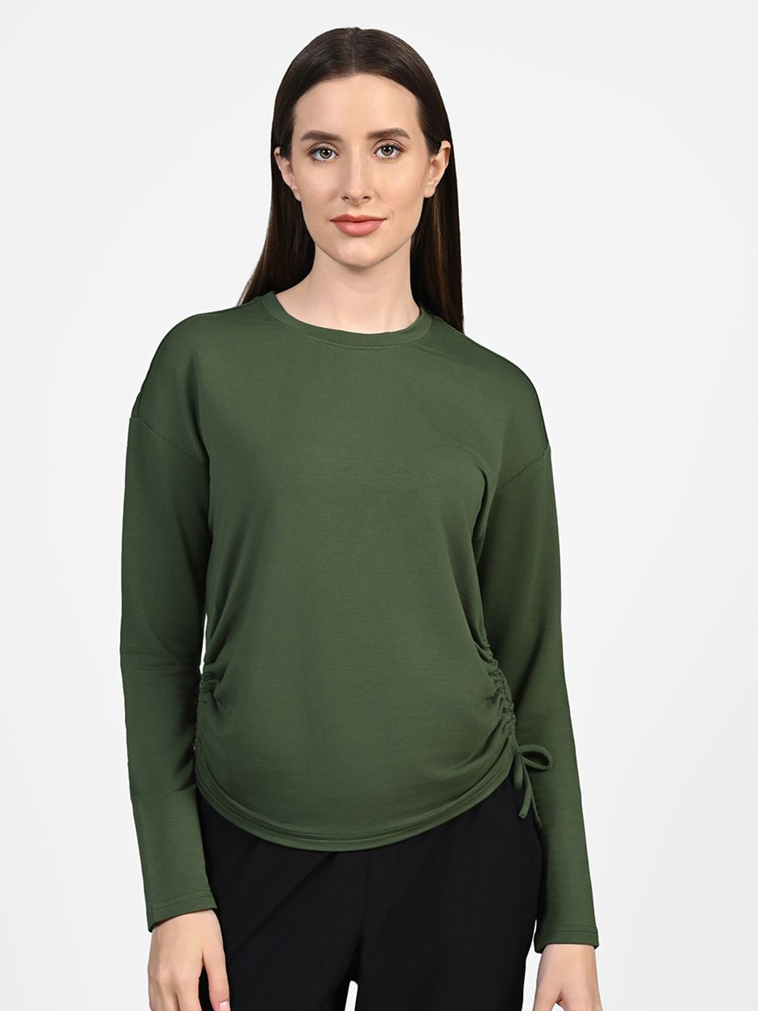 Skechers Skechluxe Renew Crew Cotton Long Sleeves Tops