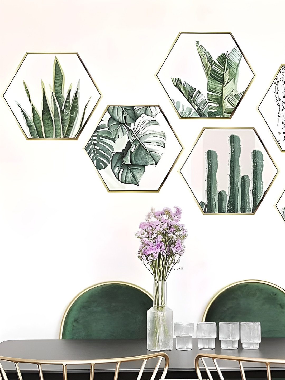 Asian royal Green & Yellow Printed Decals and Sticker