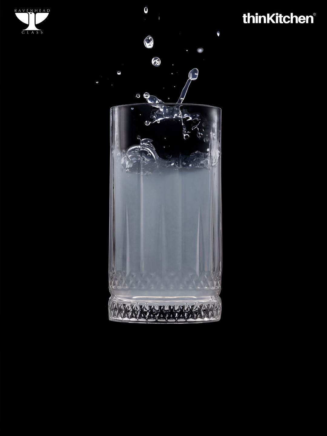 Ravenhead Transparent 2 Pieces Dishwasher Safe Water Glasses 45 ml