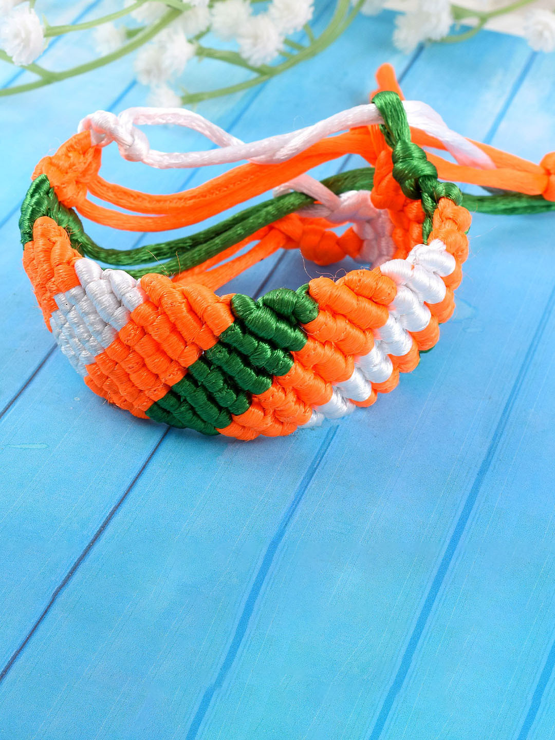 MEMOIR Unisex Cotton Thread Wraparound Bracelet