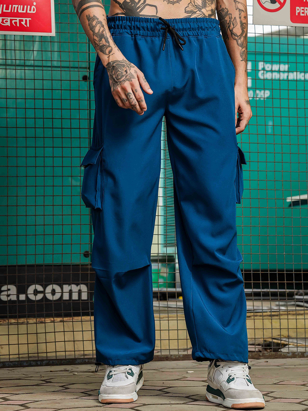 House of Koala Unisex Parachute Cargo Trousers HOK-CARGOP-AF-Blue