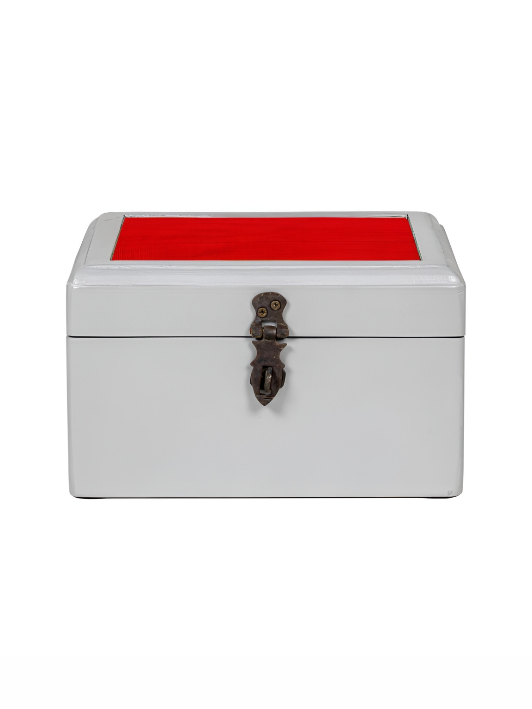 Contrast Living Red Wooden Regular Jewellery Organiser