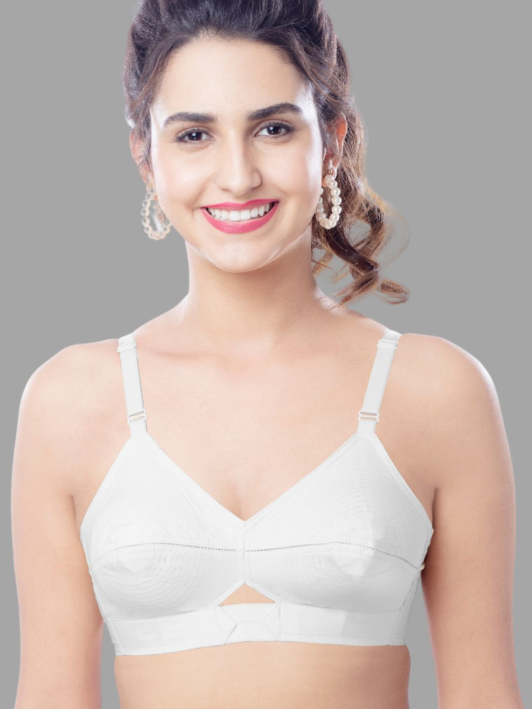 BRIDA LADIES INNERWEAR Women Medium Coverage Rapid-Dry Cotton Minimizer Bra