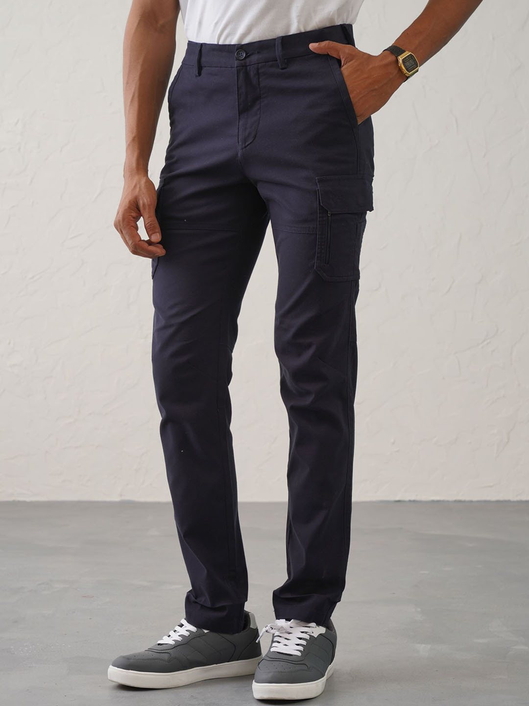 Minus One Men Cargos Trousers