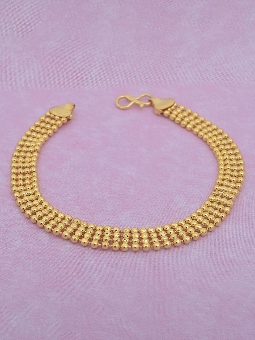 MEMOIR Gold-Plated Four Liner Ball Link Bracelet